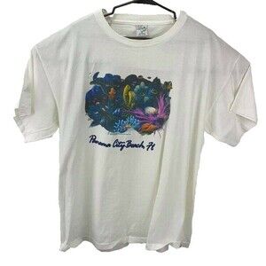 Panama City Beach Florida Dale Single Stitch t-shirt Size X LARGE 1999 vtg USA
